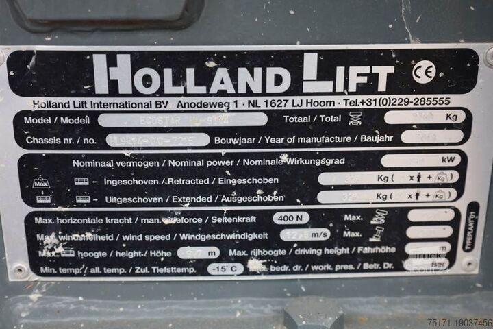 Scissor lift Holland Lift Ecostar HL-9714 Electric, 12m Working Height, 325k