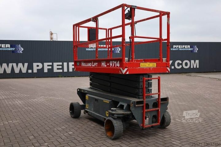 Scissor lift Holland Lift Ecostar HL-9714 Electric, 12m Working Height, 325k