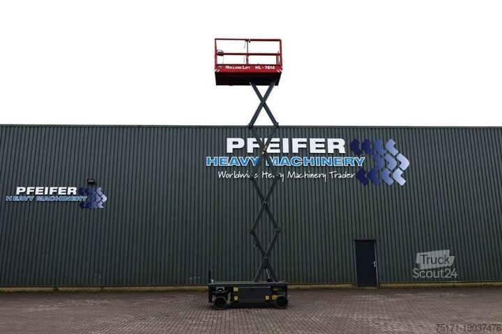 Scissor lift Holland Lift Ecostar HL-7814 Electric, 10m Working Height, 450k