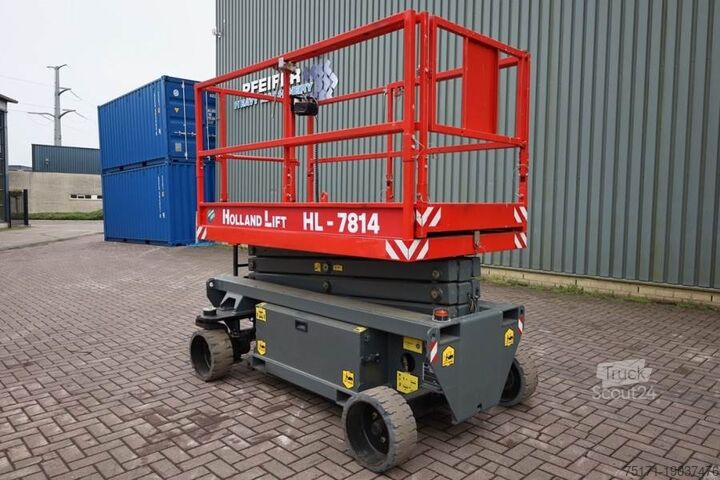 Scissor lift Holland Lift Ecostar HL-7814 Electric, 10m Working Height, 450k