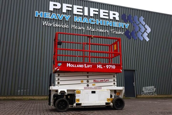 Ножичний підйомник Holland Lift Ecostar HL-9710 Electric, 12m Working Height, 325k