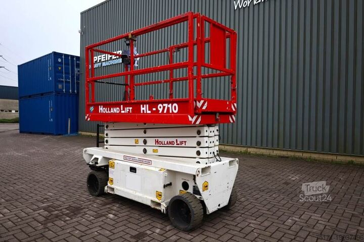Ножичний підйомник Holland Lift Ecostar HL-9710 Electric, 12m Working Height, 325k