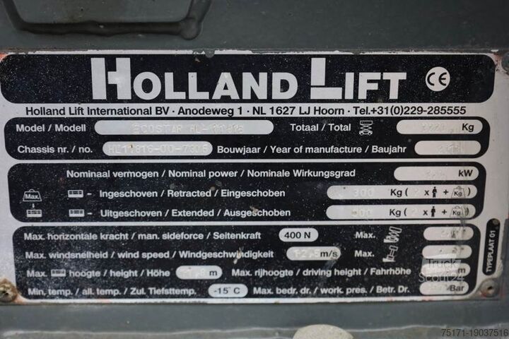 Ножичний підйомник Holland Lift Ecostar HL-11816 Electric, 14m Working Height, 300