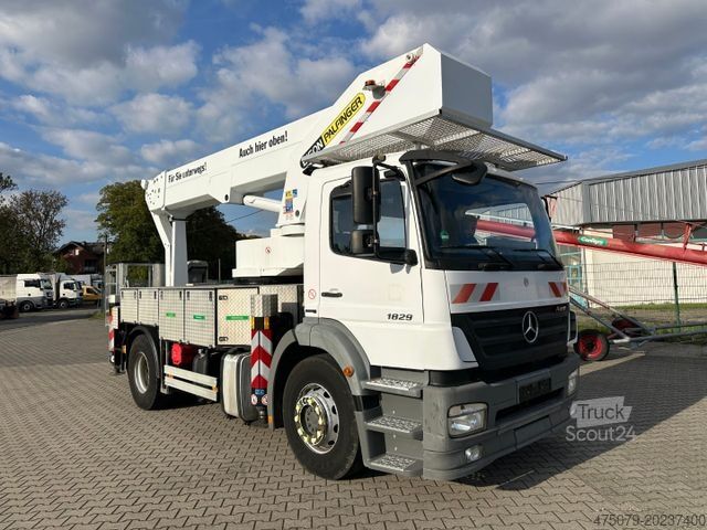 Samochód z podnośnikiem roboczym MERCEDES-BENZ Axor 1829 / Palfinger TKA 35
