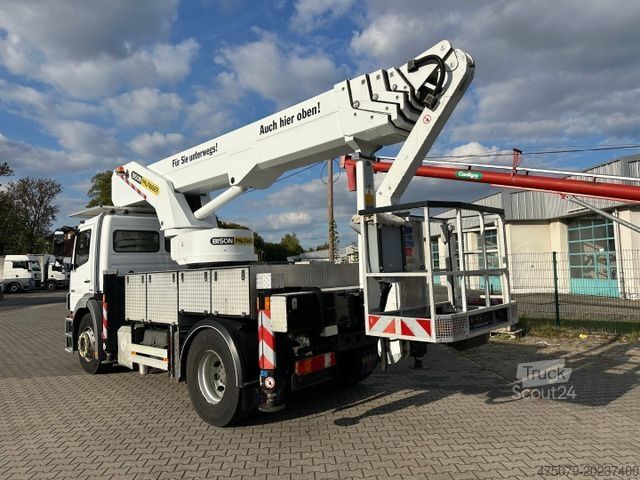 Samochód z podnośnikiem roboczym MERCEDES-BENZ Axor 1829 / Palfinger TKA 35