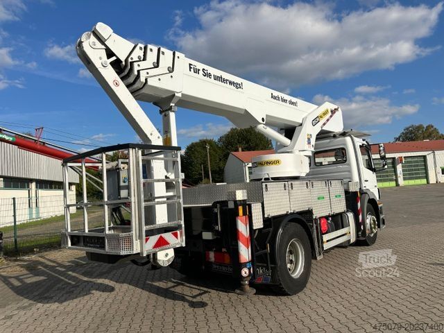 Samochód z podnośnikiem roboczym MERCEDES-BENZ Axor 1829 / Palfinger TKA 35