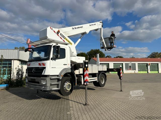 Samochód z podnośnikiem roboczym MERCEDES-BENZ Axor 1829 / Palfinger TKA 35