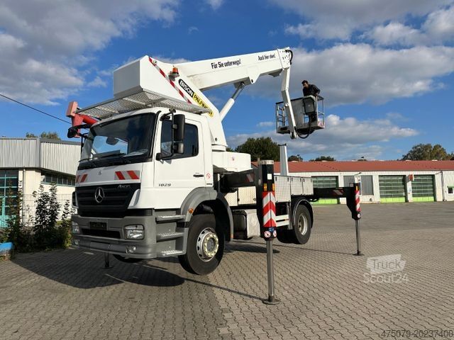 Samochód z podnośnikiem roboczym MERCEDES-BENZ Axor 1829 / Palfinger TKA 35