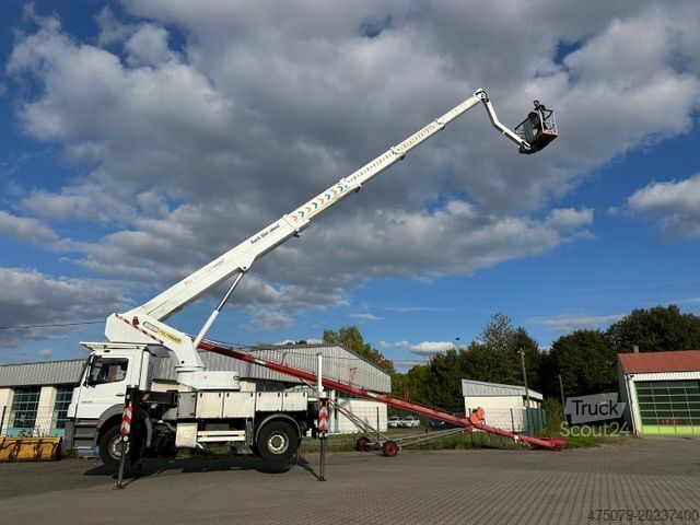 Samochód z podnośnikiem roboczym MERCEDES-BENZ Axor 1829 / Palfinger TKA 35
