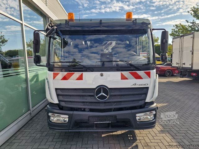 Transporter mit Kipper MERCEDES-BENZ Atego 821 Kipper/Kran/Funk/Greifer/2xAHK/Ölansch