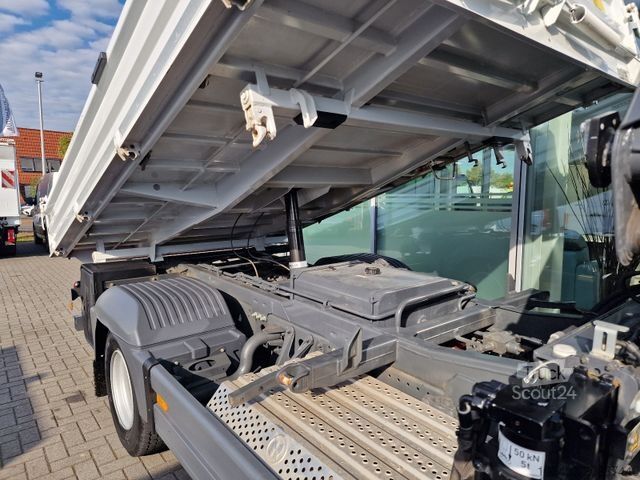 Transporter mit Kipper MERCEDES-BENZ Atego 821 Kipper/Kran/Funk/Greifer/2xAHK/Ölansch