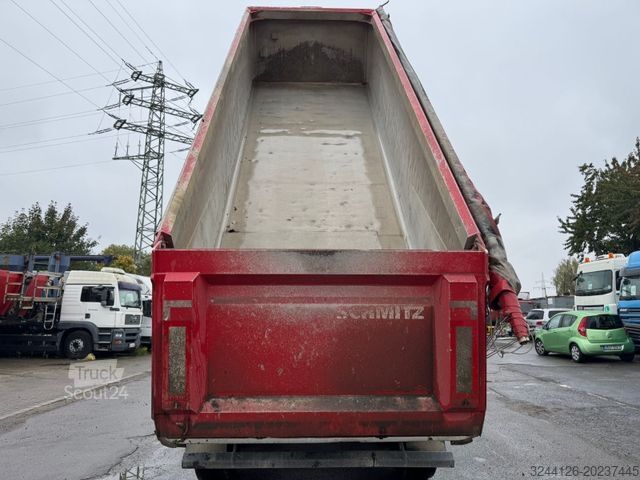 Semi-remorque benne SCHMITZ CARGOBULL Kippmulde/Alu/24m3/Liftachse/Plane/TÜV+SP2026