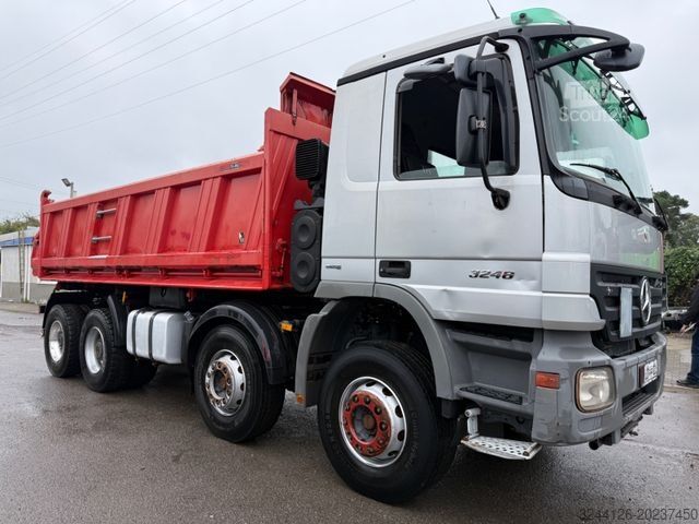 Camion-benne tricar MERCEDES-BENZ Actros MP2 3248(4148)BB/Meiller-Bordmatik/Euro5/