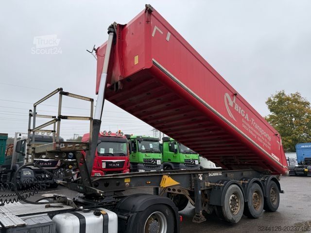 Semi-remorque benne SCHMITZ CARGOBULL Kippmulde/Alu/24m3/Liftachse/Plane/TÜV-11.25/
