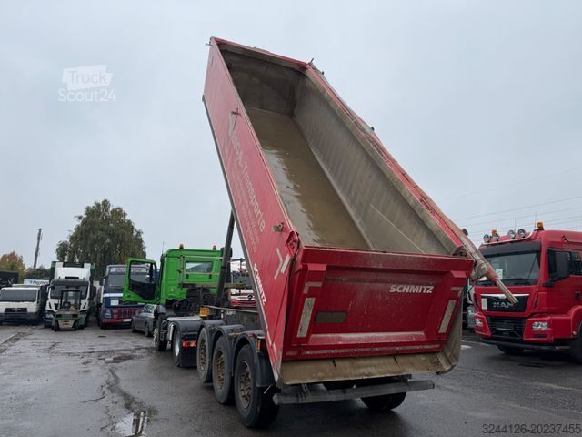 Semi-remorque benne SCHMITZ CARGOBULL Kippmulde/Alu/24m3/Liftachse/Plane/TÜV-11.25/