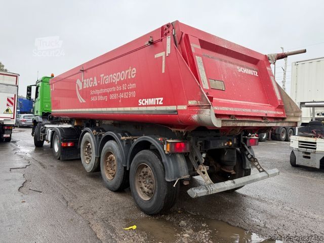 Semi-remorque benne SCHMITZ CARGOBULL Kippmulde/Alu/24m3/Liftachse/Plane/TÜV-11.25/