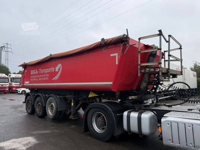 Semi-remorque benne SCHMITZ CARGOBULL Kippmulde/Alu/24m3/Liftachse/Plane/TÜV-11.25/