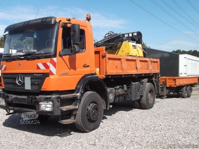 Kipper LKW MERCEDES-BENZ Axor 1828 Kipper/ Kran/ANH Kipper