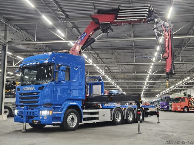 Laadplatform Scania G490 8x4*4 / HMF 5020 + JIB