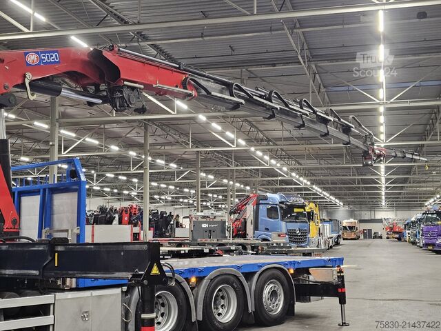 Laadplatform Scania G490 8x4*4 / HMF 5020 + JIB