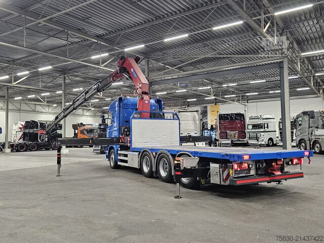 Laadplatform Scania G490 8x4*4 / HMF 5020 + JIB