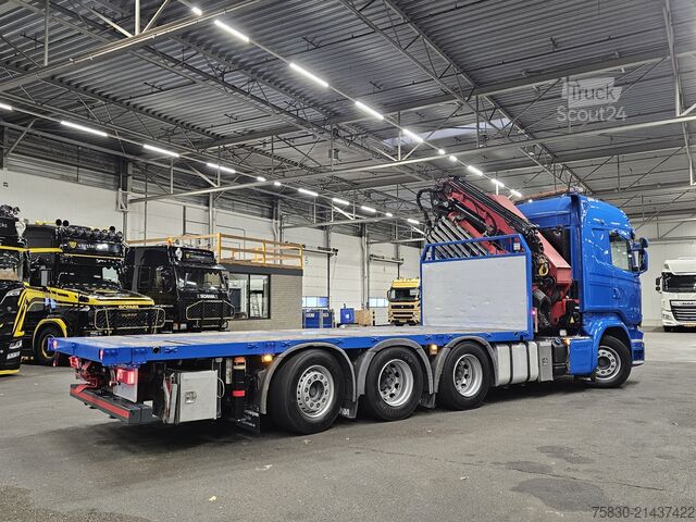 Laadplatform Scania G490 8x4*4 / HMF 5020 + JIB