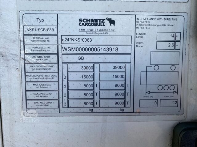 Transport frigorifique Schmitz Cargobull Fridge Thermoking SLXe Spectrum / Multitemp / S...