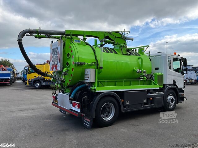 Véhicule aspirant Scania P 280 Euro 6 Koks Kolkenzuiger Just 145.856 km!