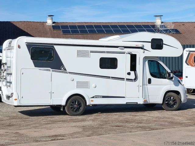 Alkoven Wohnmobil ETRUSCO A 7300 DB, Navi, Markise,Fahradträger