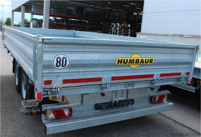 Humbaur Humbaur 13 to Dreiseitenkipper mit Rampenschacht 135024 Basic