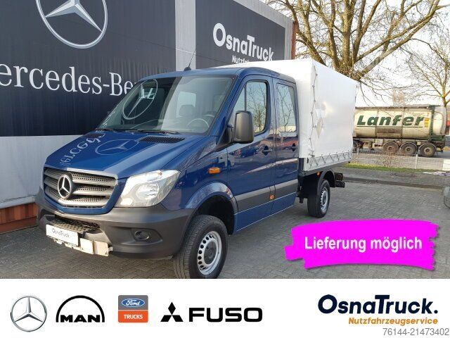 Pick-up bestelwagen MERCEDES-BENZ Sprinter 316 CDI Doka 4x4 Allrad Klima, 6-Sitze