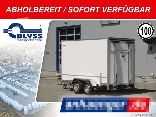 Remorque à caisse BLYSS F2730HTD Kofferanhänger 305x146x180cm 2700kg