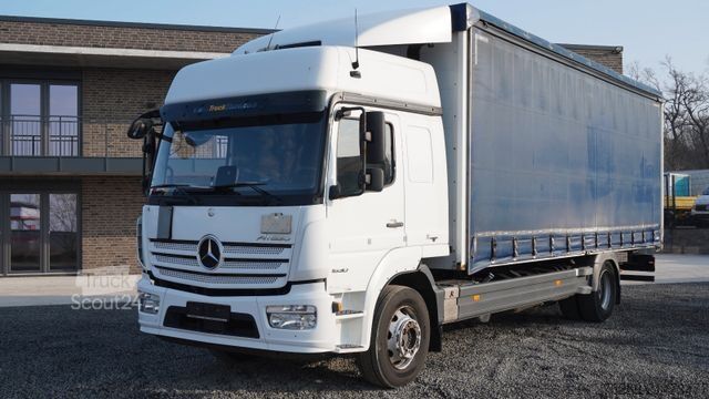 Camion plateau avec bâche MERCEDES-BENZ Atego 1630 Pritsche + Plane Steckrungen