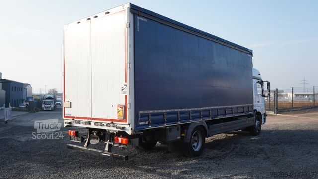 Camion plateau avec bâche MERCEDES-BENZ Atego 1630 Pritsche + Plane Steckrungen