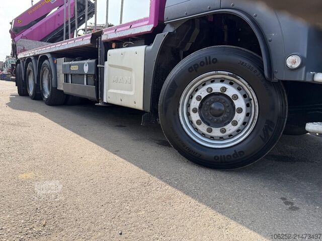 Plateforme de chargement ouverte MAN TGS 35.500 8x4 + KRAN PALFINGER PK42002 G (8x) ...