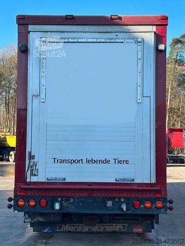 Camion pour bétail SCANIA R520 6x2 LL 4.Stock Menke Hubdach Tränke Retarde