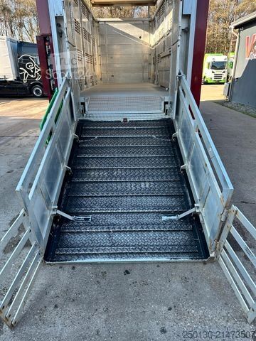 Camion pour bétail SCANIA R520 6x2 LL 4.Stock Menke Hubdach Tränke Retarde