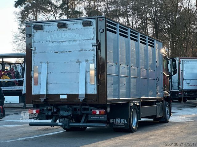 Veewagen MERCEDES-BENZ Antos 1833L 1.Stock Finkl Viehwagen Klima 34m³