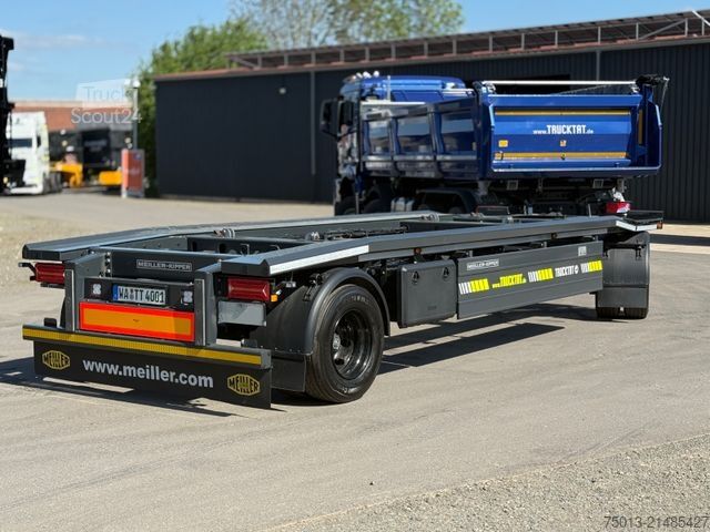 Ρυμουλκούμενο roll off MEILLER Containeranhänger, MIETEN?