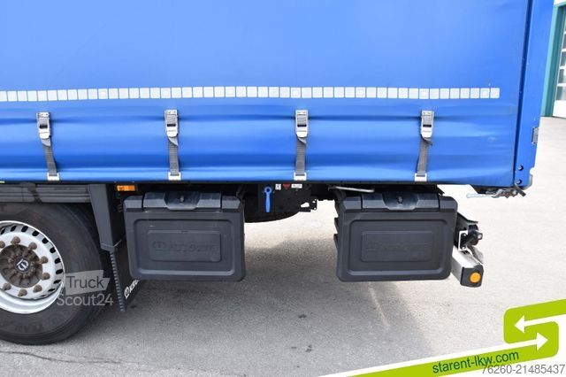 Avoin puoliperävaunu pressulla KRONE Palettenkasten E-Radhalter TÜV 07/26