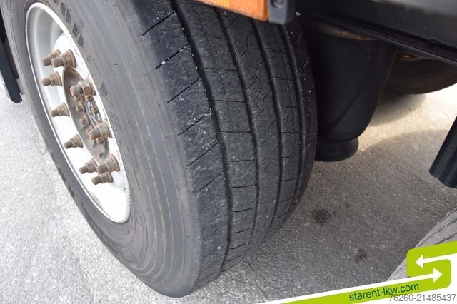 Avoin puoliperävaunu pressulla KRONE Palettenkasten E-Radhalter TÜV 07/26