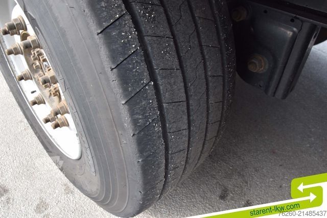 Avoin puoliperävaunu pressulla KRONE Palettenkasten E-Radhalter TÜV 07/26