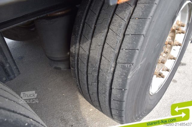 Avoin puoliperävaunu pressulla KRONE Palettenkasten E-Radhalter TÜV 07/26