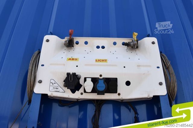 Avoin puoliperävaunu pressulla KRONE Palettenkasten SAF Achsen TÜV 5/26