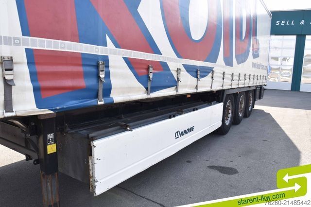 Avoin puoliperävaunu pressulla KRONE Palettenkasten SAF Achsen TÜV 5/26