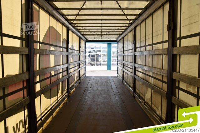 Avoin puoliperävaunu pressulla KRONE Palettenkasten SAF Achsen TÜV 05/26