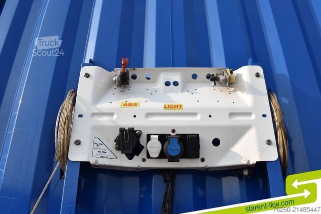 Avoin puoliperävaunu pressulla KRONE Palettenkasten SAF Achsen TÜV 05/26