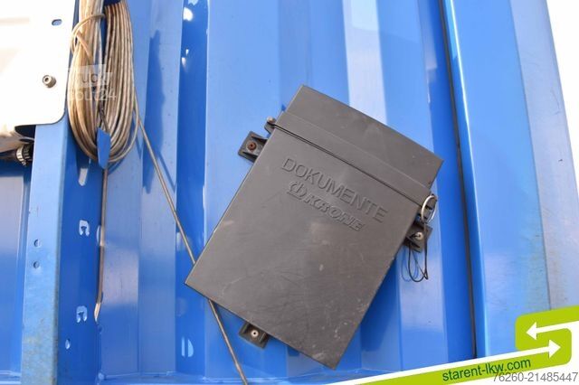 Avoin puoliperävaunu pressulla KRONE Palettenkasten SAF Achsen TÜV 05/26