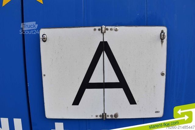 Avoin puoliperävaunu pressulla KRONE Palettenkasten SAF Achsen TÜV 05/26