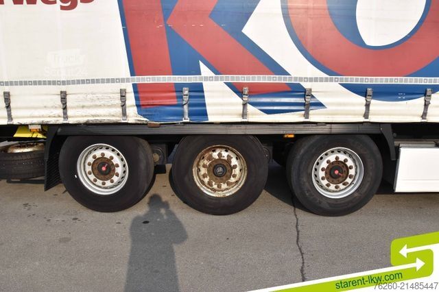 Avoin puoliperävaunu pressulla KRONE Palettenkasten SAF Achsen TÜV 05/26